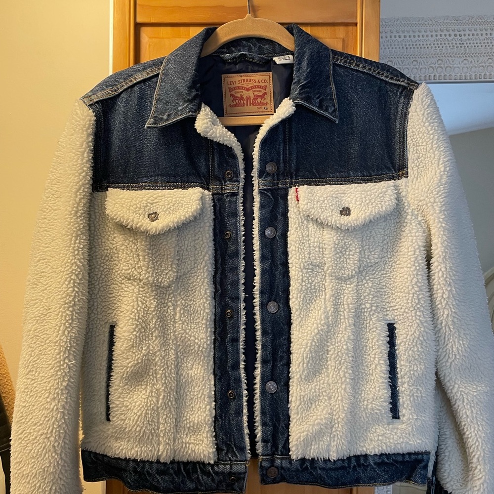 Levi Sherpa Jean Jacket